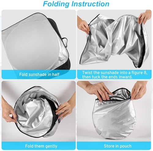 XHRING Windshield Sun Shade for Mercedes Benz