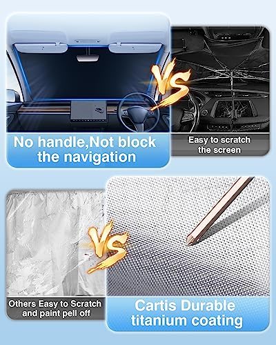 Cartist 5-Layer Windshield Sunshade for Kia Soul 2020-2024 2025