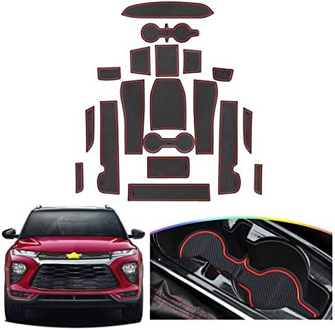 SKTU 2021-2026 Chevy Trailblazer Door Slot Mat Red