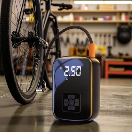 Portable Tire Inflator with 150 PSI Digital Gauge