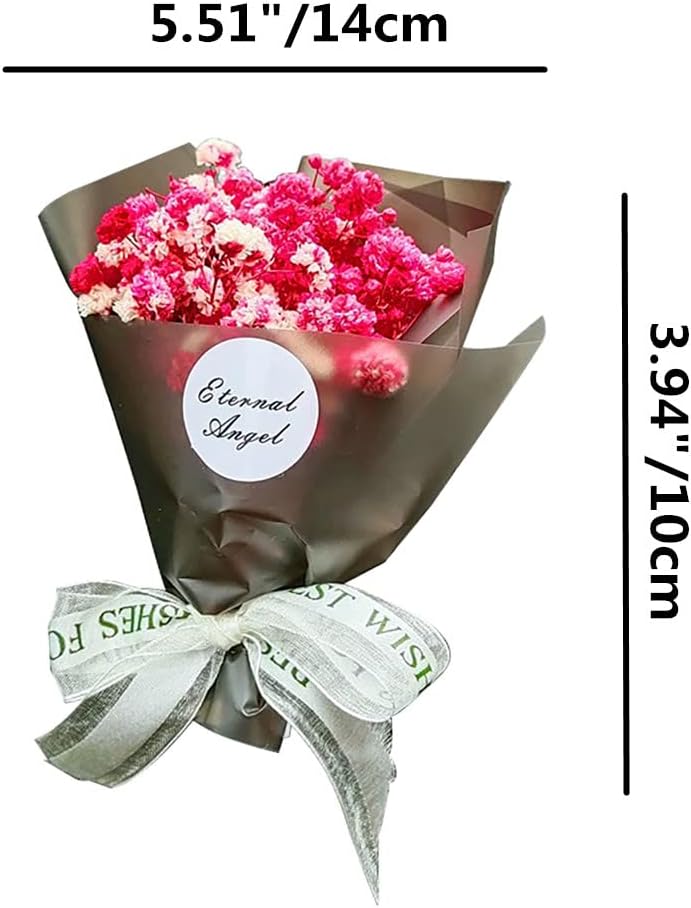 Dried Flower Gypsophila Car Aromatherapy Clip - Black