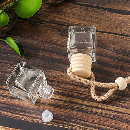 10 Packs Car Aromatherapy Diffuser Glass Bottles