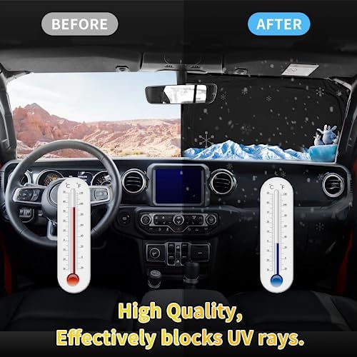 UKTOP Windshield Sunshade for Chevy Trailblazer 2021-2026