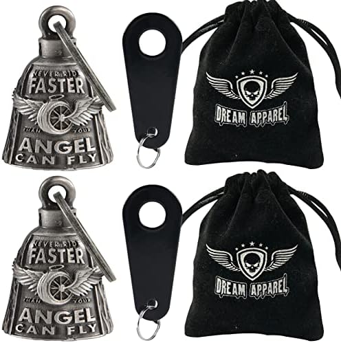 Dream Apparel 2 Pack Motorcycle Bells with Hangers