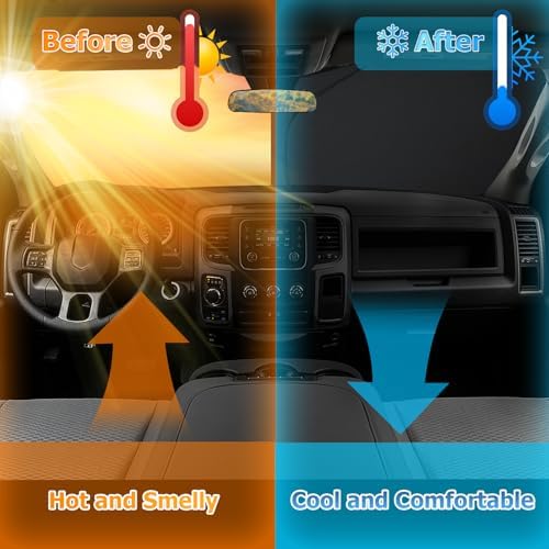 Bestview Windshield Sun Shade for Nissan Frontier 2006-2021