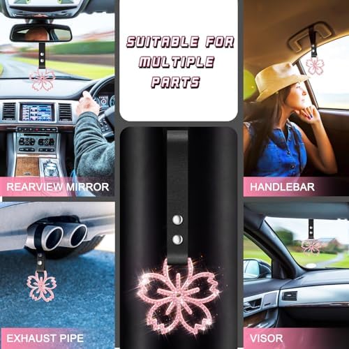 Fabbay Cherry Blossoms Car Handle Strap Drift Charm