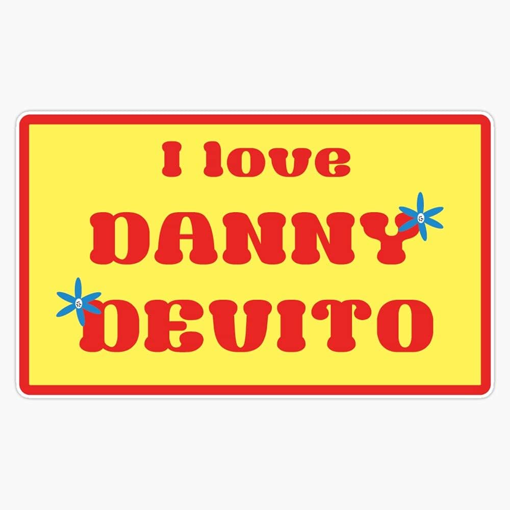 I Love Danny Devito Sticker Vinyl Decal 5 Inch
