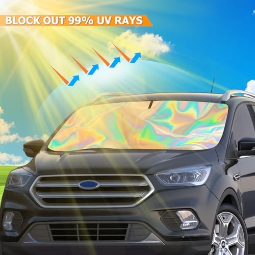 Bestview Windshield Sun Shade for 2013-2019 Ford Escape