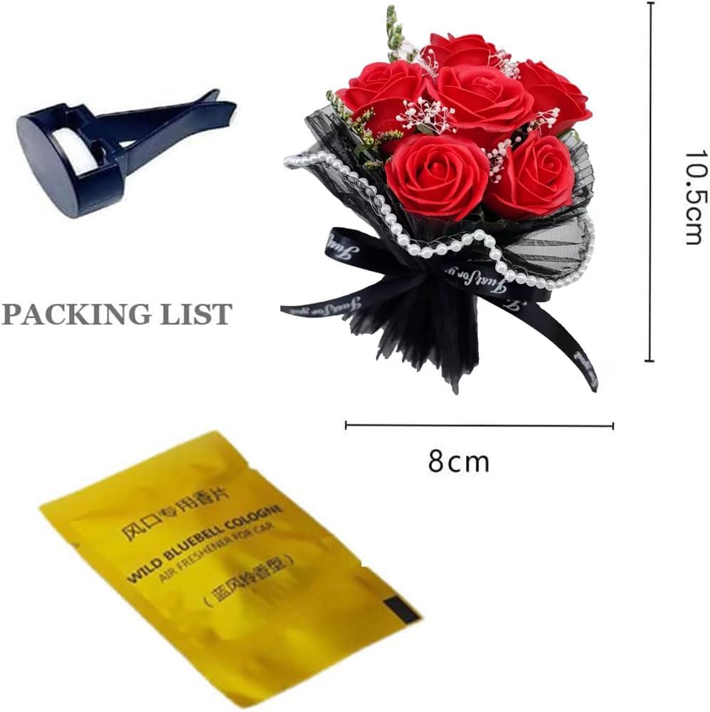 STACTOM Flower Bouquet Car Vent Clip Air Freshener