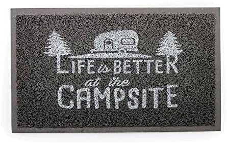 Camco Life Is Better at The Campsite Scrub Mat