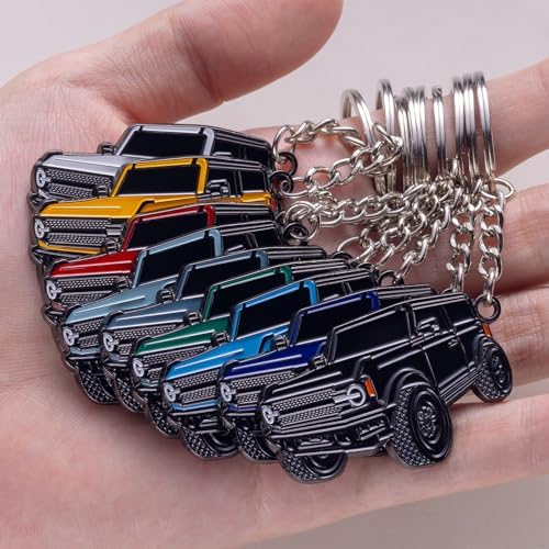SINLAKUA Ford Bronco 4 Door Keychain Fob Cover