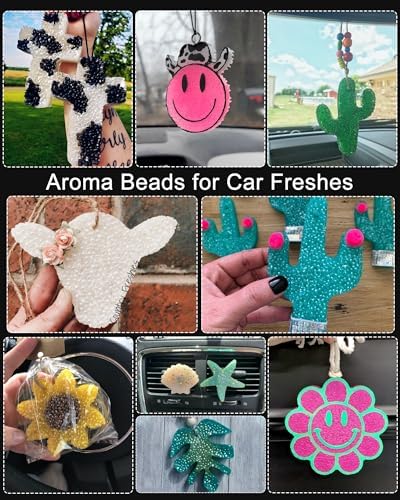 3LB Unscented Aroma Beads for Car Fresheners and Home Use