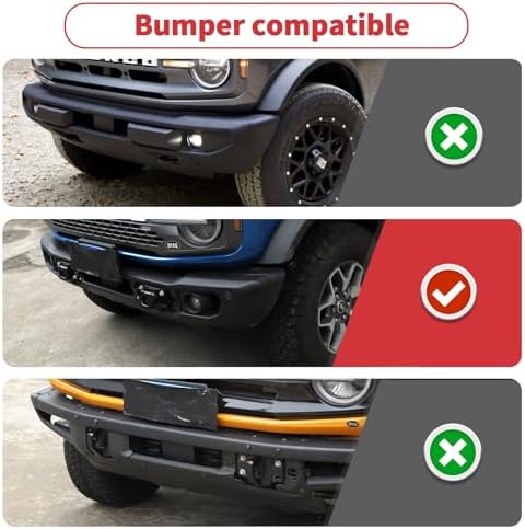 Linskip Tow Hook Covers for Ford Bronco 2021-2024