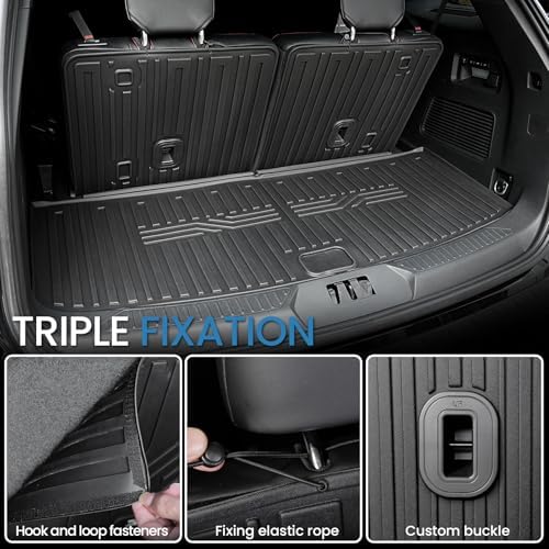 JOULARISE Ford Explorer Cargo Mat with Backrest 2020-2025