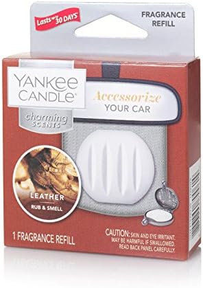 Yankee Candle Leather Car Air Freshener Refill