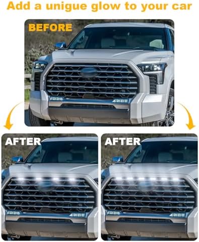 LED Front Grill Lights for 2019-2025 Toyota Tundra Raptor