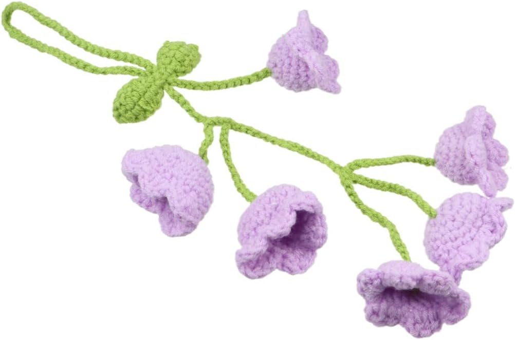 Bellflower Car Mirror Hanging Ornament Set