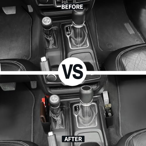 JWWY Gear Shift Storage Box for Jeep Wrangler JL JLU 4xe