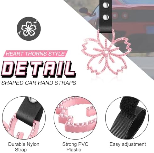 Fabbay Cherry Blossoms Car Handle Strap Drift Charm