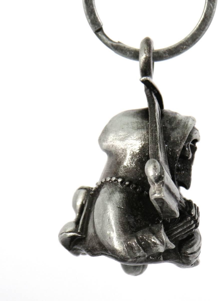 Milwaukee Leather Motorcycle Good Luck Bell Key Chain