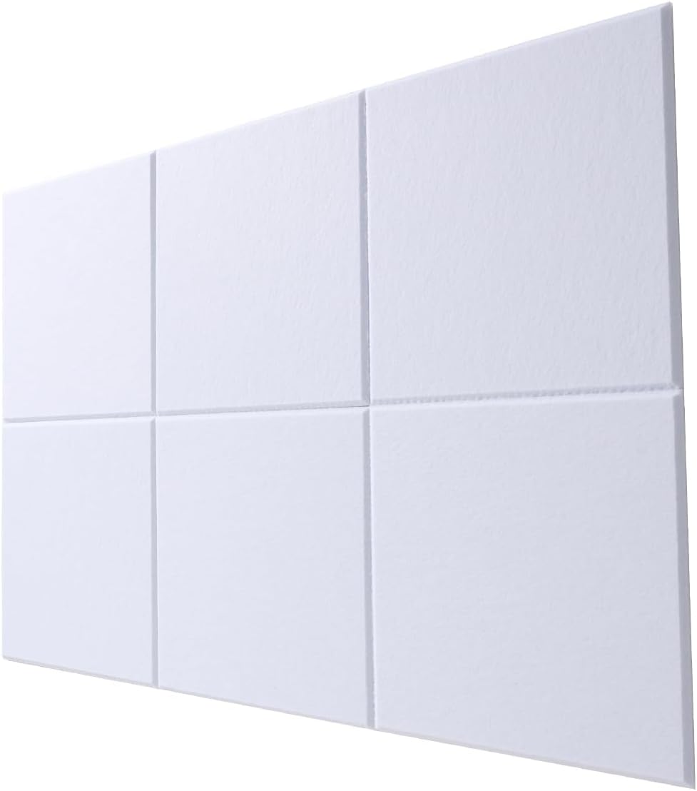 Felt Bulletin Board with Adhesive Tabs 6 Pcs 36x24 Inches