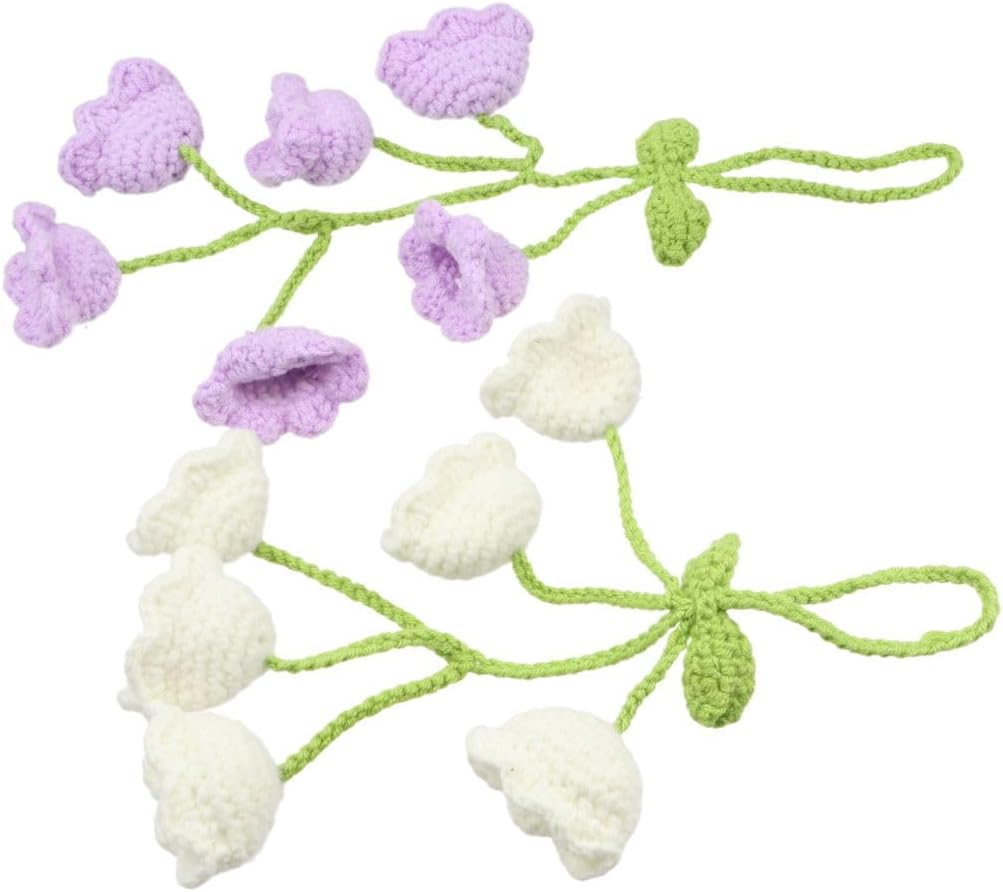 Bellflower Car Mirror Hanging Ornament Set
