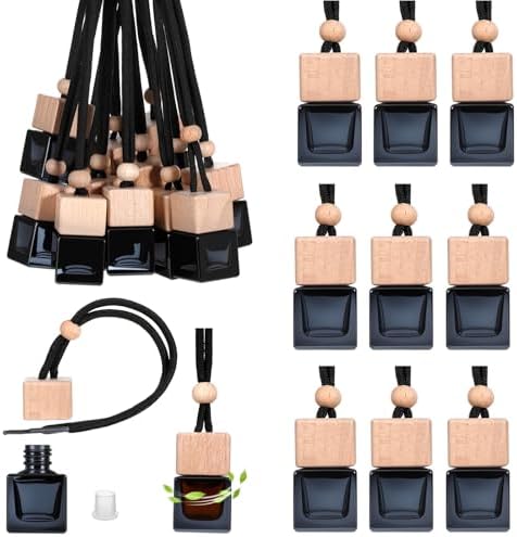 30Pcs Hanging Car Air Freshener Diffuser Bottles