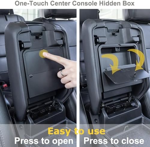 JKCOVER Center Console Hidden Storage Box