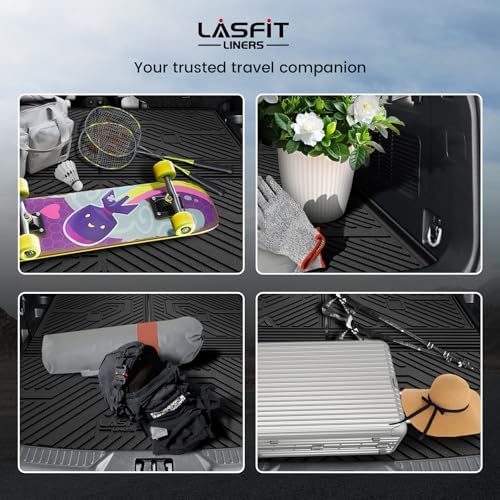 LASFIT Trunk Backrest Mat Ford Explorer 2020-2025 Black