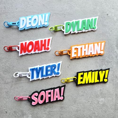 Iristy Name Keychain Custom Kids Name Tag
