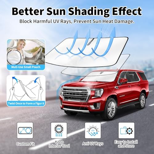 GMC Yukon Windshield Sunshade with Nano Material
