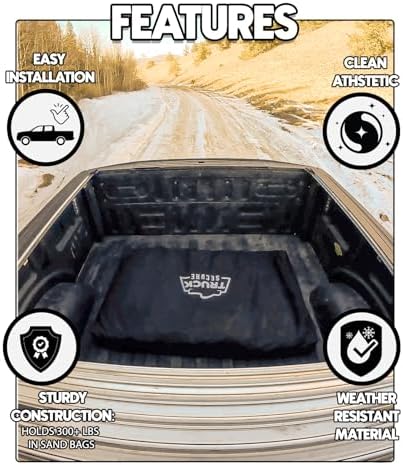 Truck Secure Traction Weight Organizer for Pickup Beds