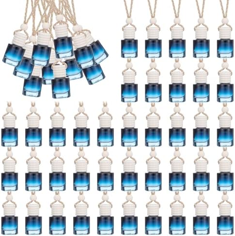 50 Pcs Cylinder Glass Air Freshener Bottles