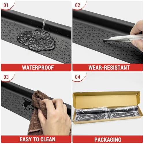 Utiiy Door Sill Guards Kit for Jeep Wrangler and Gladiator