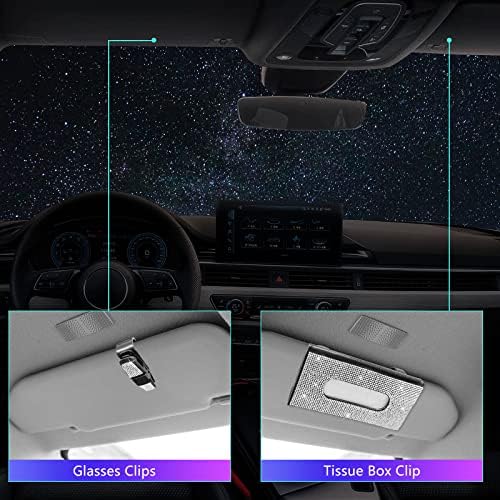 25PCS Bling Car Parts Set for Women