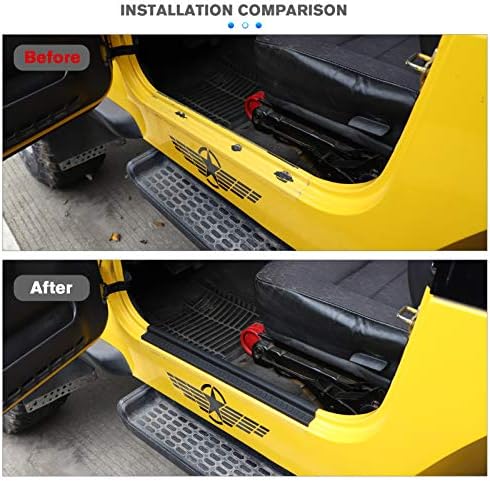 JeCar Door Sill Guards for Jeep Wrangler TJ 1997-2006