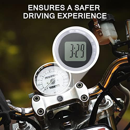 DDSKY Waterproof Motorcycle Digital Clock 4-Pack 11 Inch Diameter