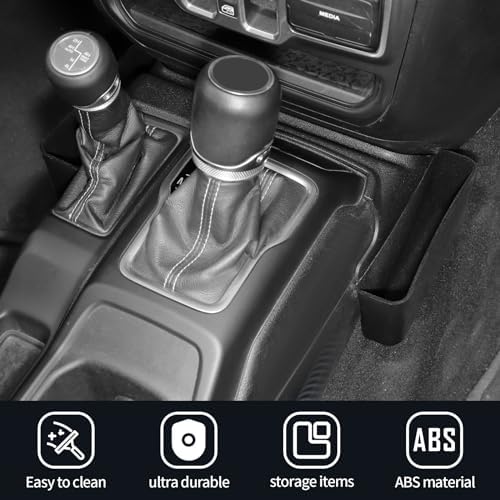 JWWY Gear Shift Storage Box for Jeep Wrangler JL JLU 4xe