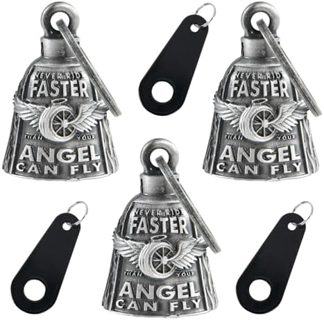 3 Pack Motorcycle Bell with Hanger Biker Accessories
