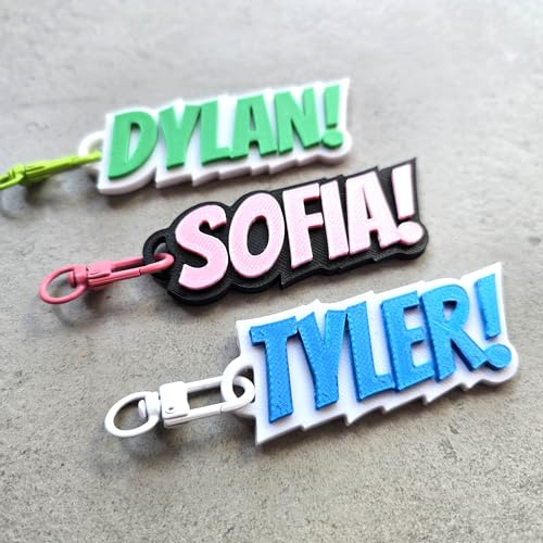 Iristy Name Keychain Custom Kids Name Tag