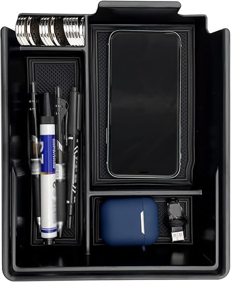 EVTIME Center Console Organizer for Hyundai Palisade 2020 2021 2022 Black