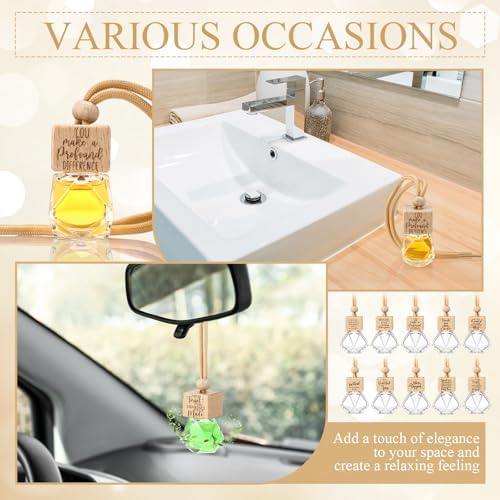 30 Pcs Appreciation Gift Car Diffuser with Inspirational Texts