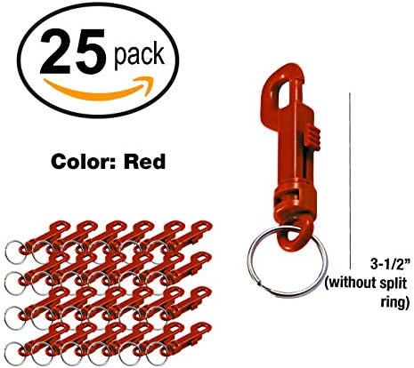 Lucky Line Plastic Key Clip for Backpacks and Belts