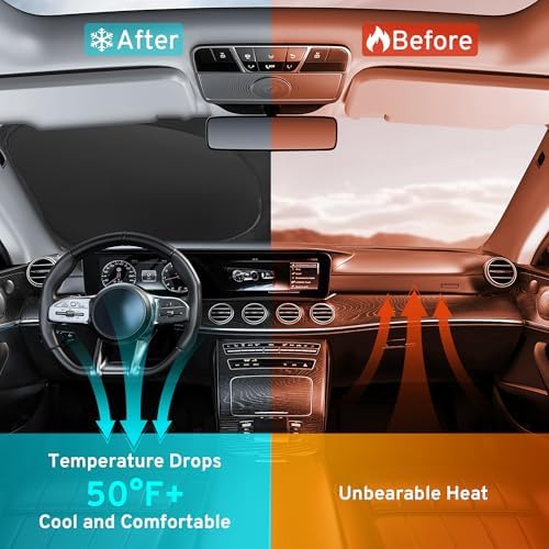XHRING Windshield Sun Shade for Volvo XC40 2023-2026
