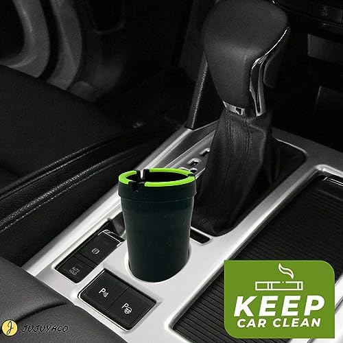 5 Pack Glow in the Dark Portable Car Ashtray