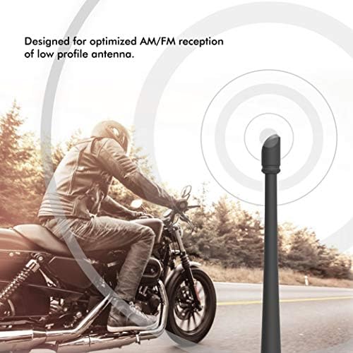 RYDONAIR 7 Inch Rubber Antenna for Harley Davidson 1989-2025