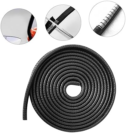 PartyKindom 5 Rolls Door Collision Seal Strip for Soundproofing and Weatherproofing