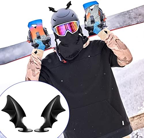 Lewtemi 4 Pairs Motorcycle Helmet Devil Horns Accessories