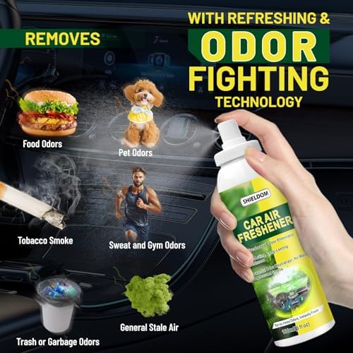 SHIELDOM Car Odor Eliminator Spray 6oz