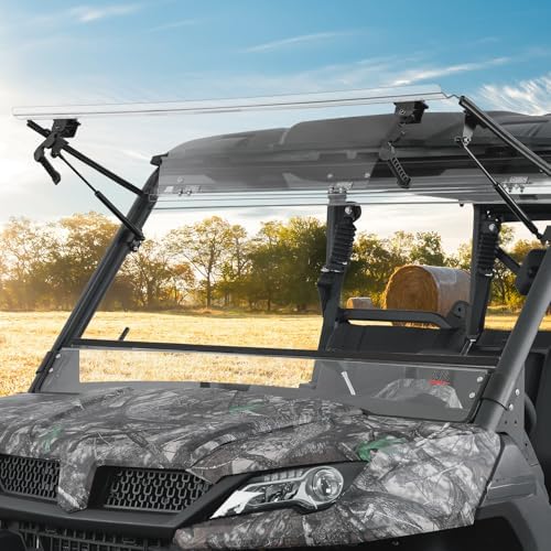 KEMIMOTO Flip Front Windshield for CFMOTO Uforce 1000 1000 XL